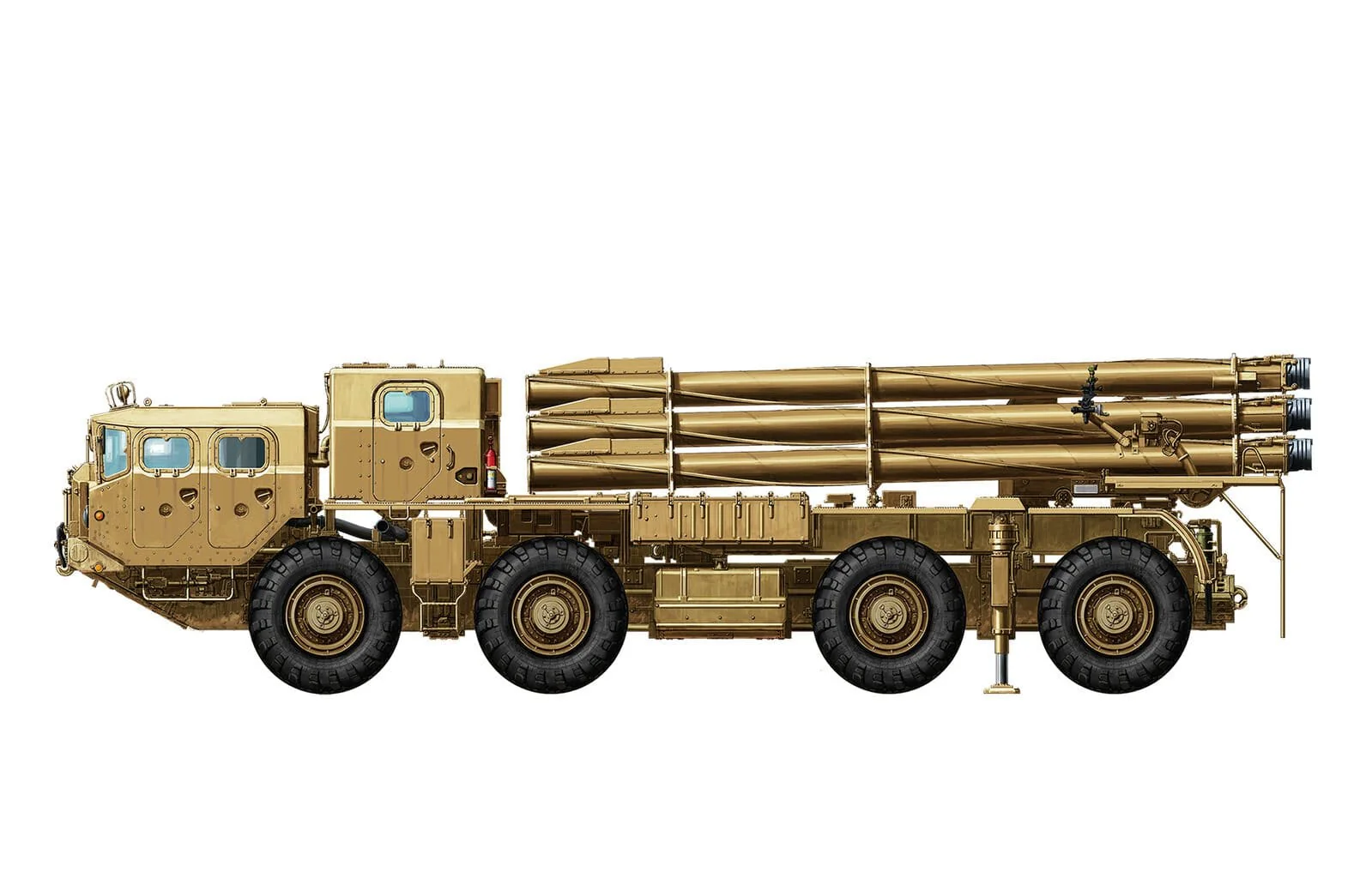 Meng 1/35 Russian Long-Range Rocket Launcher 9A52-2 Smerch Plastic Model Kit - Image 5