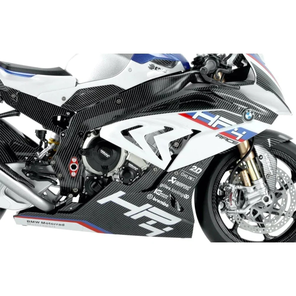 Meng 1/9 BMW HP4 Race (Pre-colored Edition) Plastic Model Kit - Image 4