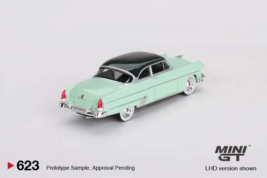 Mini GT 1/64 Lincoln Capri 1954 Parklane Green Diecast Model Car - Image 2