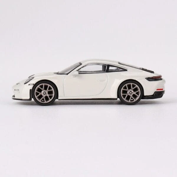 Mini GT 1/64 Porsche 911 (992) GT3 Touring Canyon Grey Diecast Model Car - Image 2
