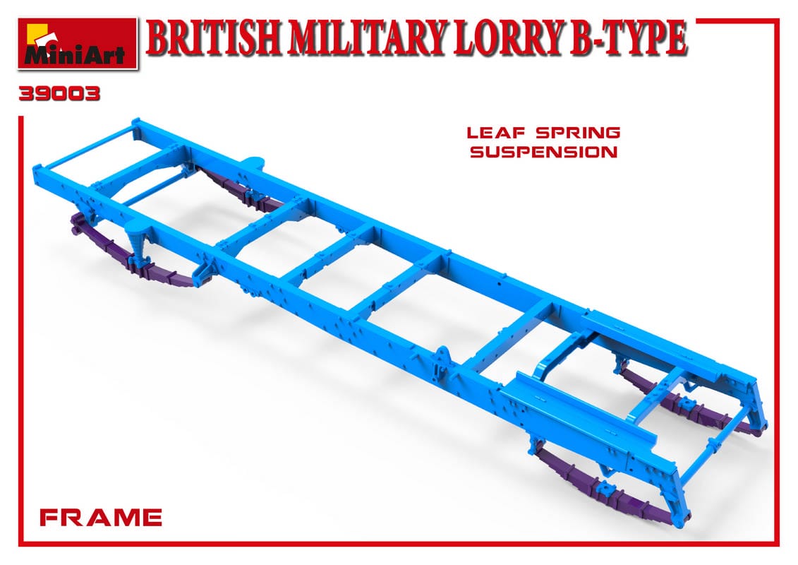 MiniArt 1/35 British Military Lorry B-Type Plastic model Kit [39003] - Image 10