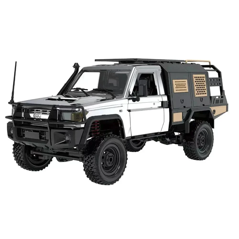 MN Models 1/12 Toyota LC79 Super Tourer 4WD RC Crawler RTR (Silver)