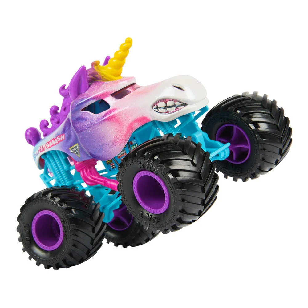 Monster Jam 1/24 Sparkle Smash Diecast Truck - Image 3