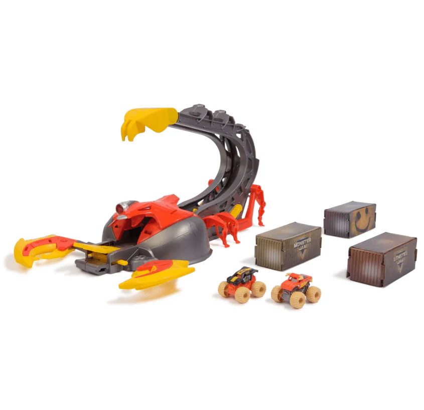 Monster Jam Mini Jams El Toro Loco Venom Velocity Scorpion Playset** - Image 2