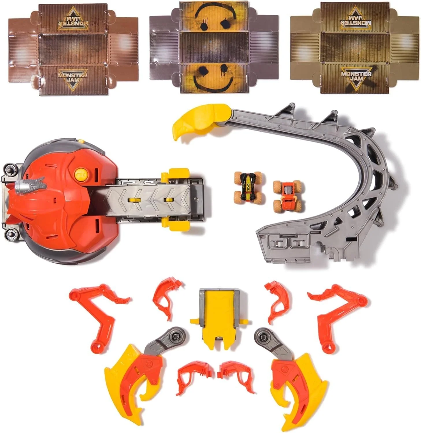 Monster Jam Mini Jams El Toro Loco Venom Velocity Scorpion Playset** - Image 3