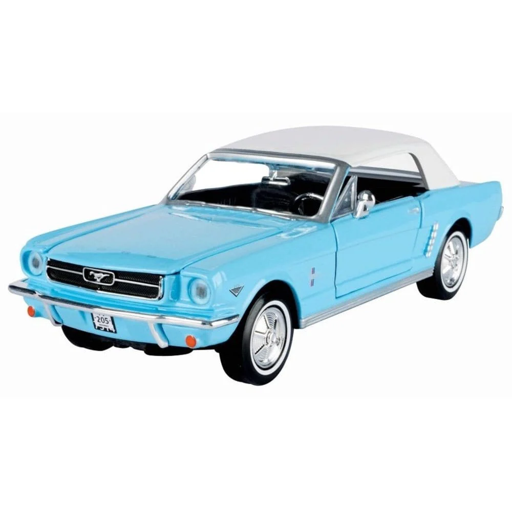 Motor Max 1/24 1964 1/2 Ford Mustang Hard Top Thunderball James Bond Movie Car