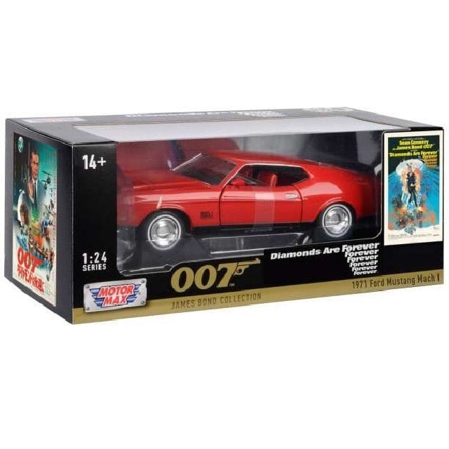 Motor Max 1/24 1971 Ford Mustang Mach 1 Diamonds are Forever James Bond Movie Car** - Image 3