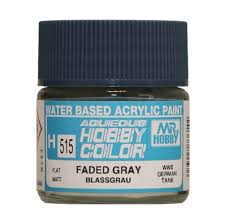 Mr Hobby Aqueous H515 Flat Faded Grey