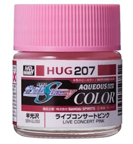 Mr Hobby HUG207 Aqueous Gundam Color Gundam Seed Live Concert Pink Acylic Paint 12ml**