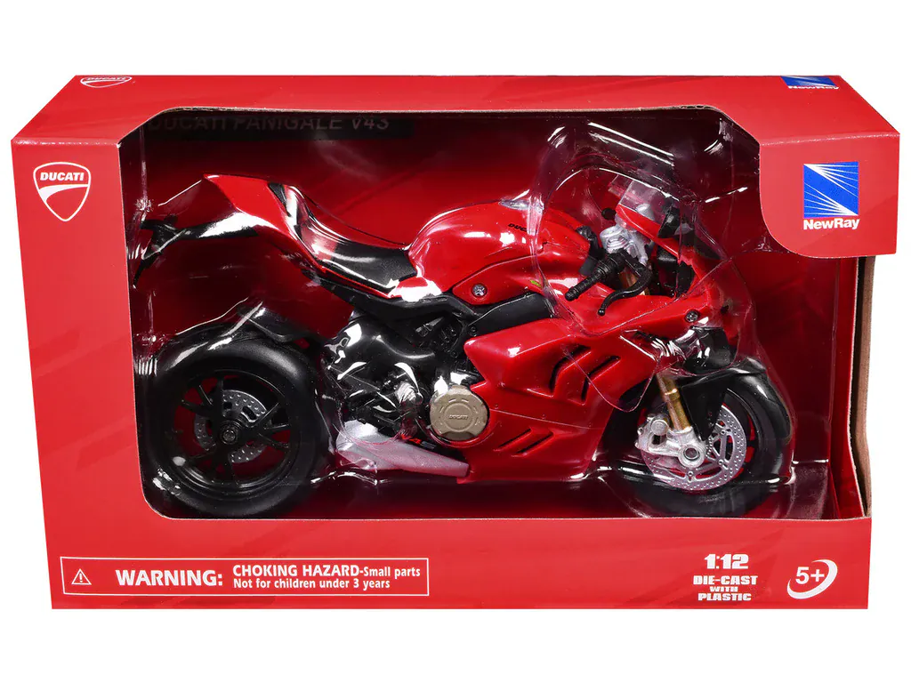 Newray 1/12 Ducati Panigale V4S 2022 Road Bike Model