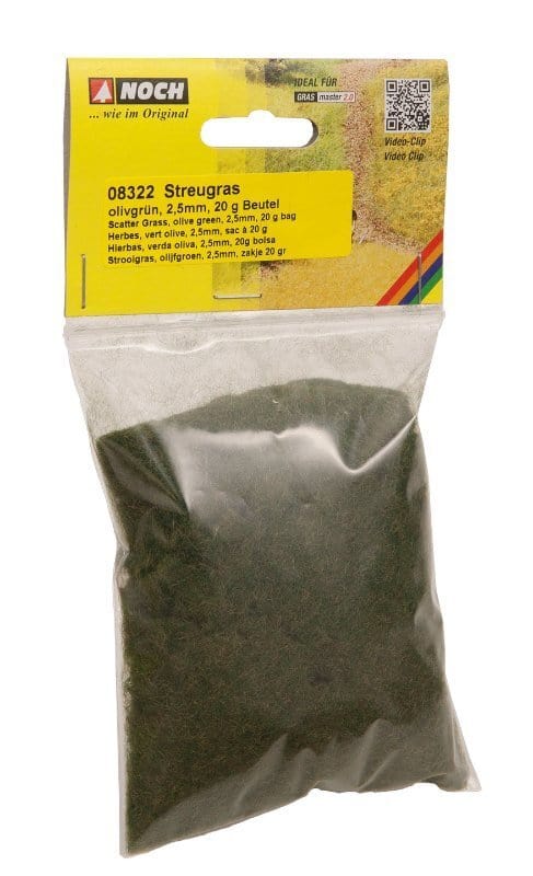 Noch Scatter Grass - Medium Green 2.5mm 20g [08322]