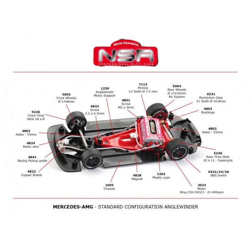 NSR 0232AW 1/32 Mercedes-AMG - Martini Racing Black #32** - Image 5