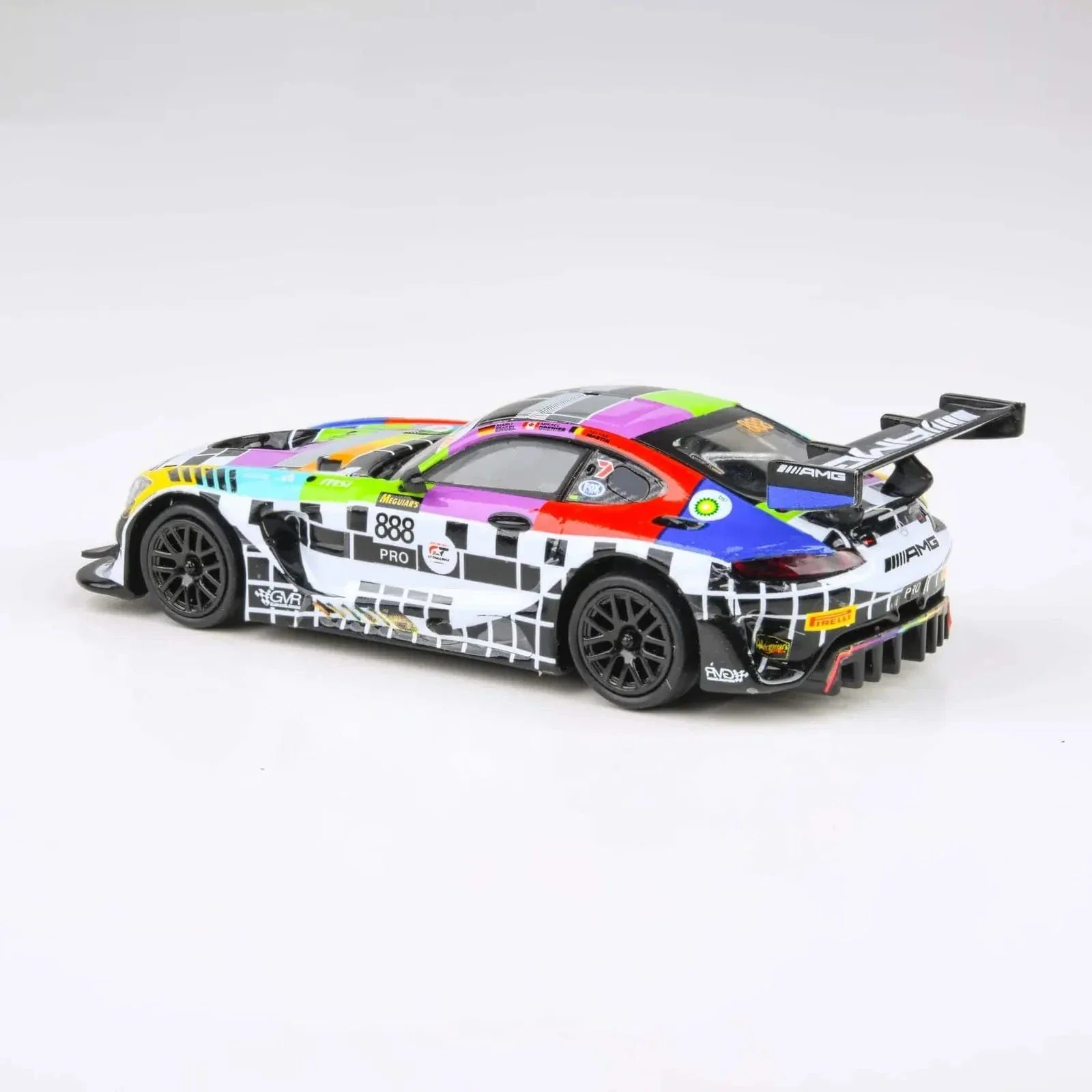 Para64 1/64 Mercedes-AMG GT3 2025 Bathurst 12H GruppeM Racing #888 Diecast Model Car - Image 2