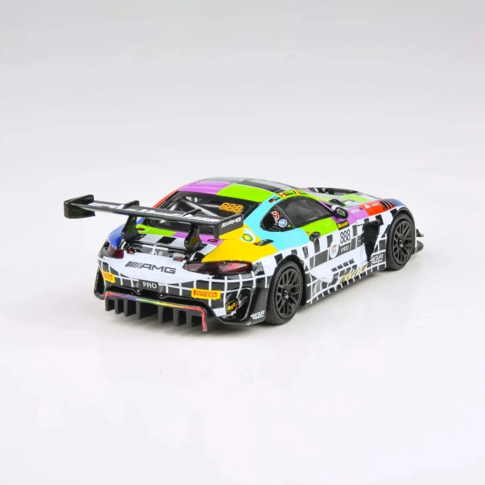Para64 1/64 Mercedes-AMG GT3 2025 Bathurst 12H GruppeM Racing #888 Diecast Model Car - Image 3
