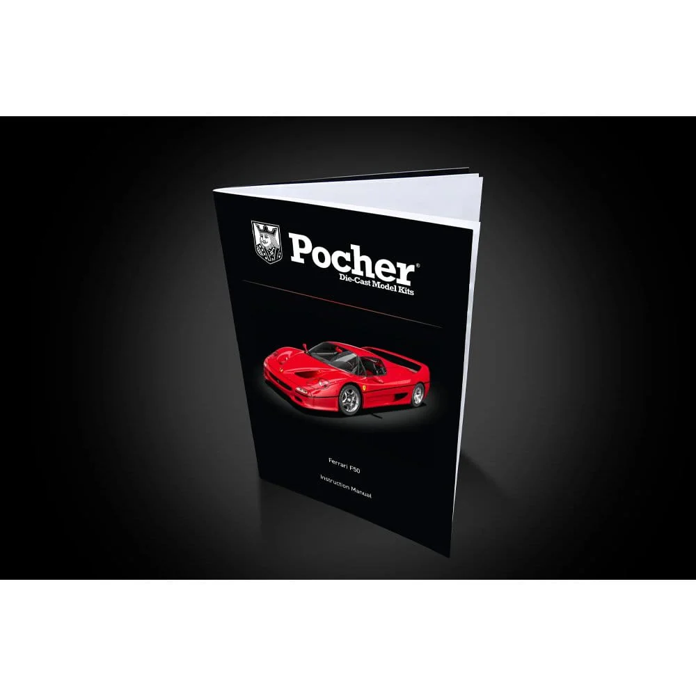 Pocher 1/8 Ferrari F50 Rosso Corsa Diecast Model Kit [HK62] - Image 2