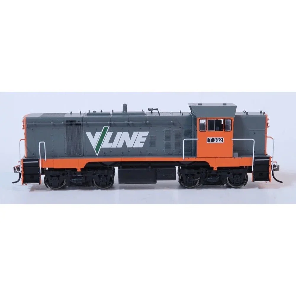 Powerline PTDS2-2-362 HO Scale V/Line Tangerine and Grey T-Class Series 2 (T3) T362 with Cut Away Valance (DCC/Sound)