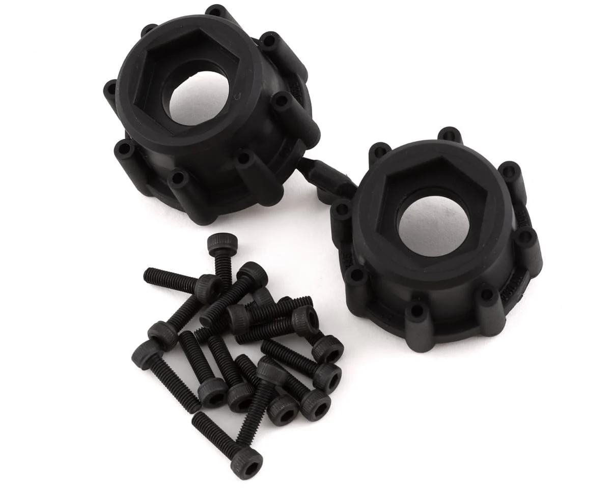 Proline Dumont 3.8in Paddle Tyres Mounted on Raid Black Wheels, 17mm Hex, F/R, PR10192-10 - Image 2