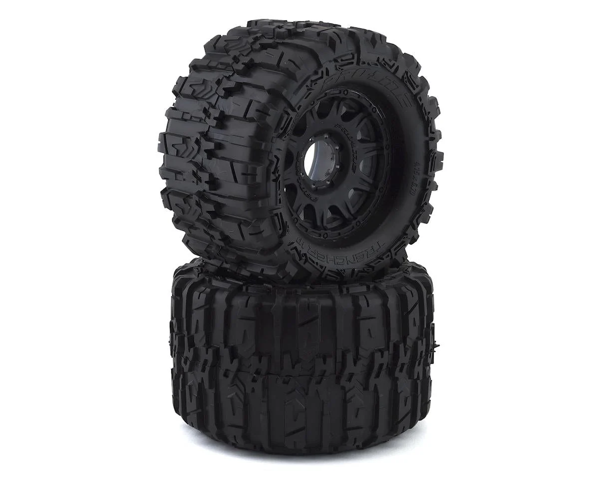 Proline Trencher HP 3.8in Belted Tyres Mounted on Raid 8x32 Wheels, 17mm Hex, F/R, PR10155-10