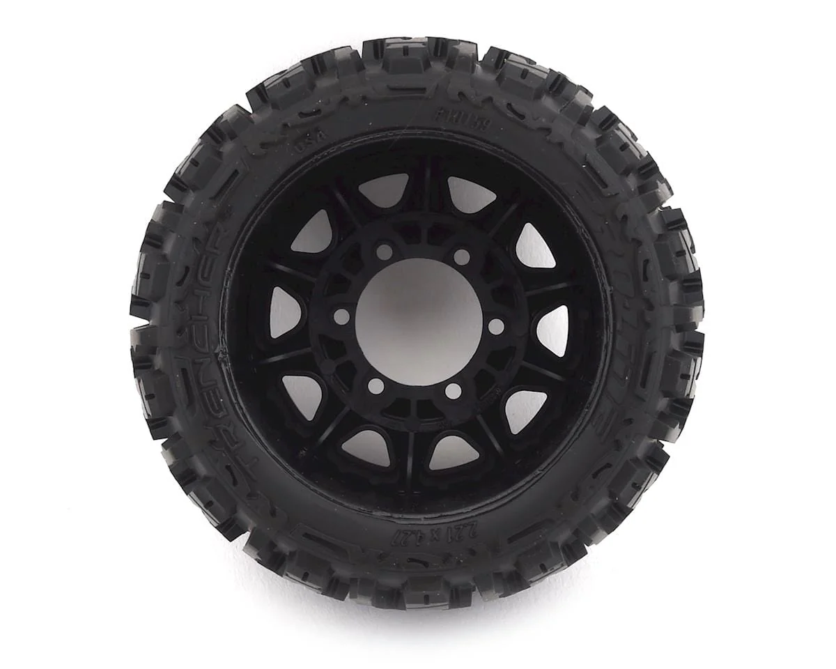 Proline Trencher LP 2.8in Tyres Mounted on Raid Black 6x30 Wheels, F/R, PR10159-10 - Image 2