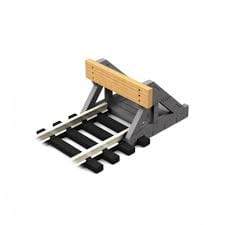 Proses OO Buffer Stop w/Real Wooden Plate (2 pcs)