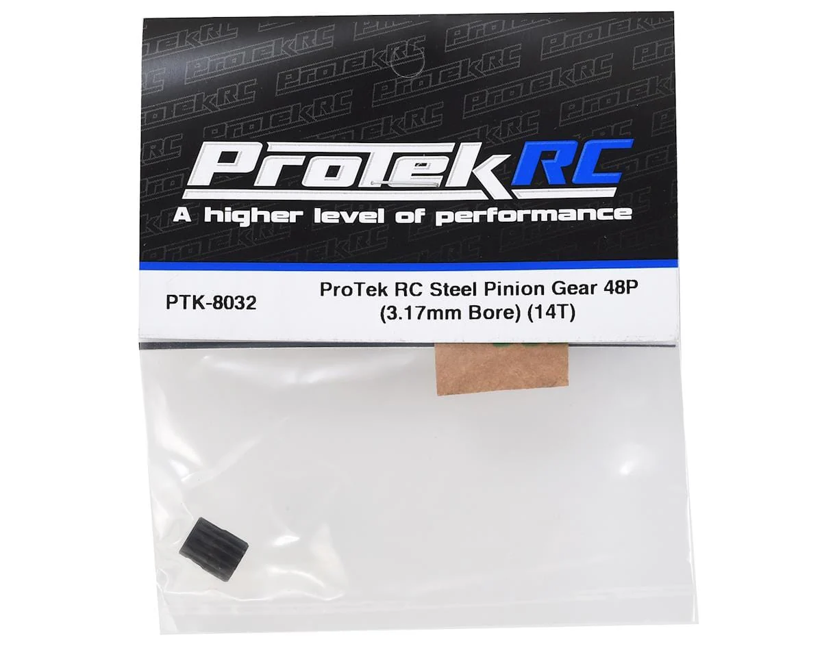 ProTek RC Lightweight Steel 48P Pinion Gear (3.17mm Bore) (14T) - Image 2