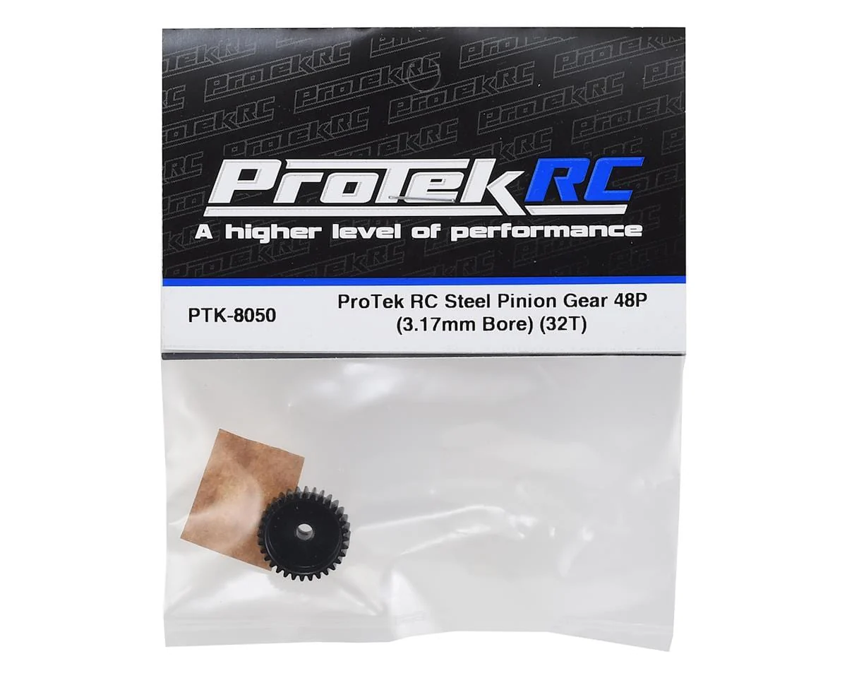 ProTek RC Lightweight Steel 48P Pinion Gear (3.17mm Bore) (32T) - Image 3
