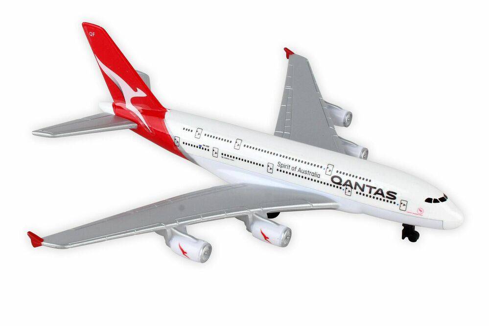 Qantas A380 Diecast Toy Plane - Image 2