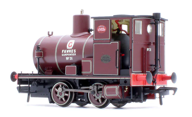 Rapido OO Scale Andrew Barclay Fireless 0-4-0 G. Fawkes Gunpowder Works No.31 Steam Locomotive - DCC Sound [965511] - Image 2
