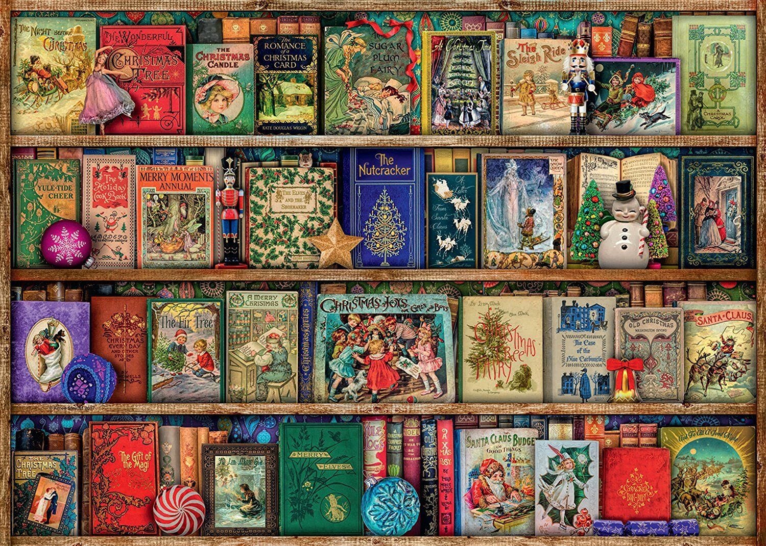 Ravensburger The Christmas Library 1000pc Puzzle - Image 2