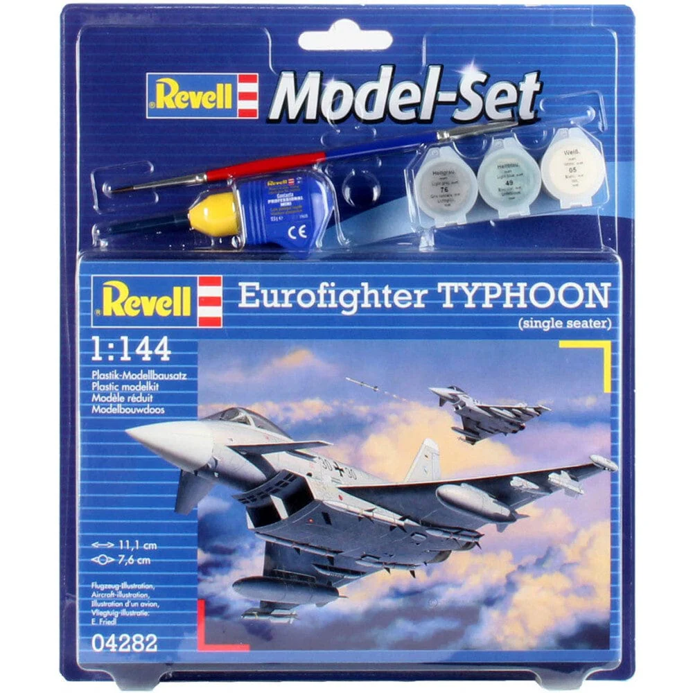 Revell 1/144 Eurofighter Typhoon Single Seater Model Set