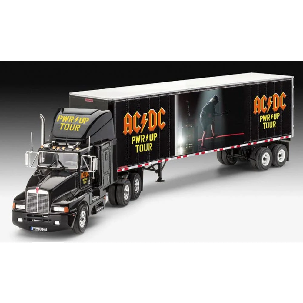 Revell 1/32 Tour Truck & Trailer AC/DC "Power Up" Plastic Model Kit [07731] - Image 2