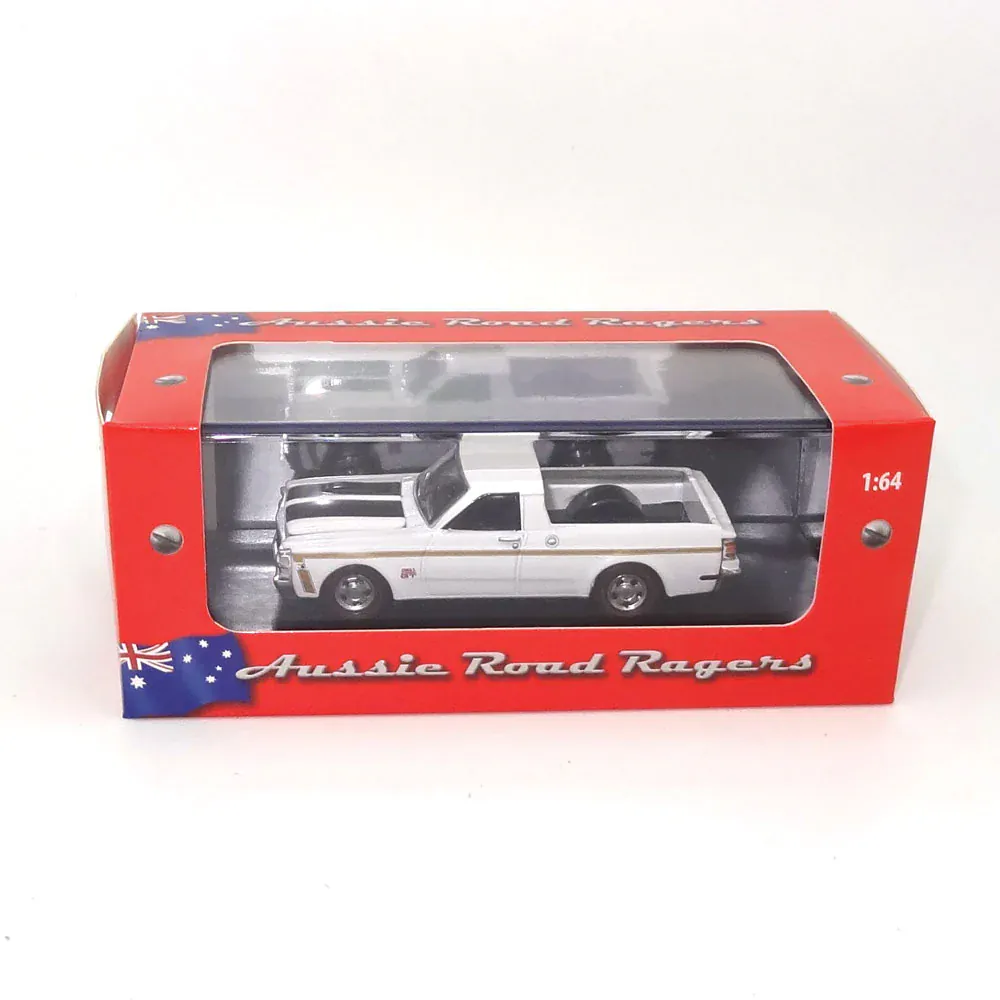 Road Ragers 1/64 Falcon XW GT V8 Falcon Ute - Sno White - Image 2