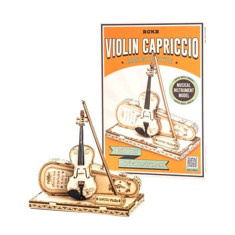 Robotime Classical 3D Violin Kit - Image 5