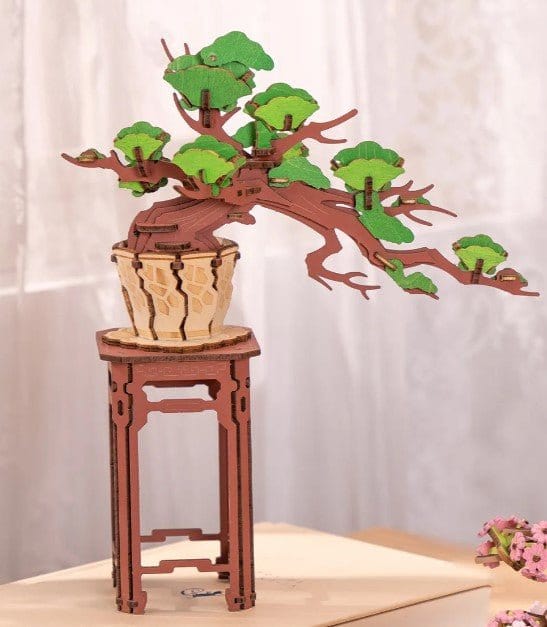 Rolife Evergreen Pine Bonsai DIY Wooden 3D Kit [TG510]