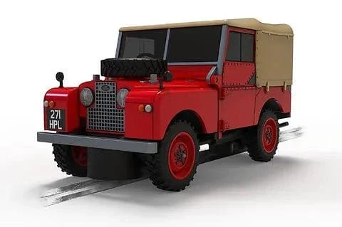 Scalextric C4493 Land Rover Series 1 - Poppy Red Slot Car