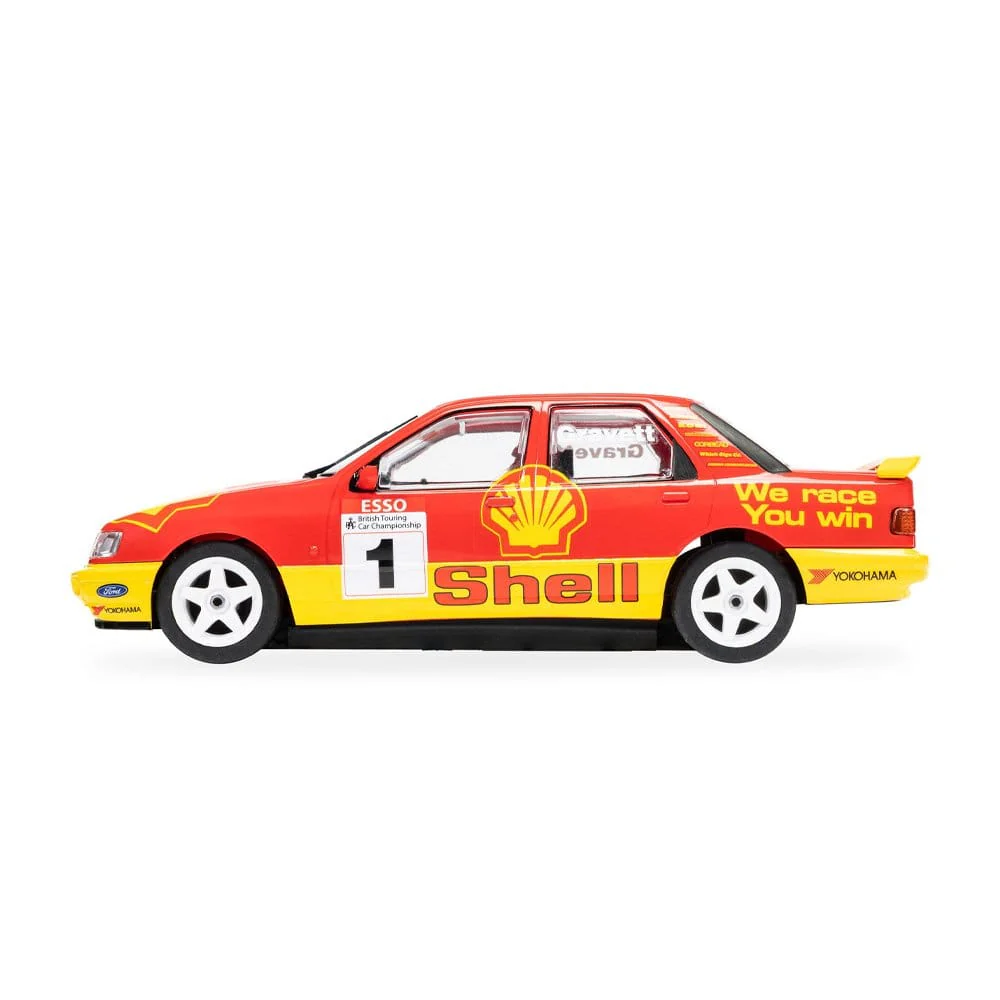 Scalextric Ford Sierra Sapphire BTCC 1990 - Robb Gravett Slot Car [C4632] - Image 2