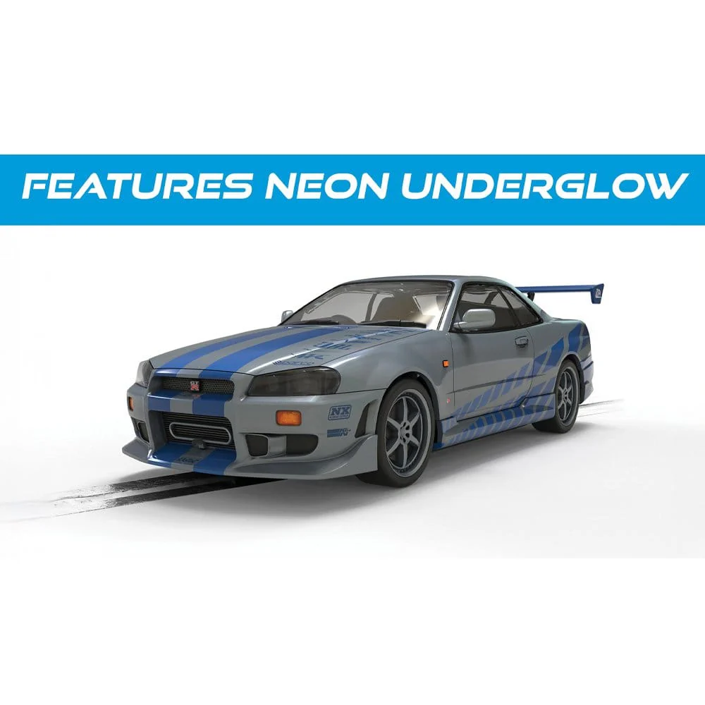 Scalextric Nissan R34 Skyline - 2Fast 2Furious Slot Car [C4674]
