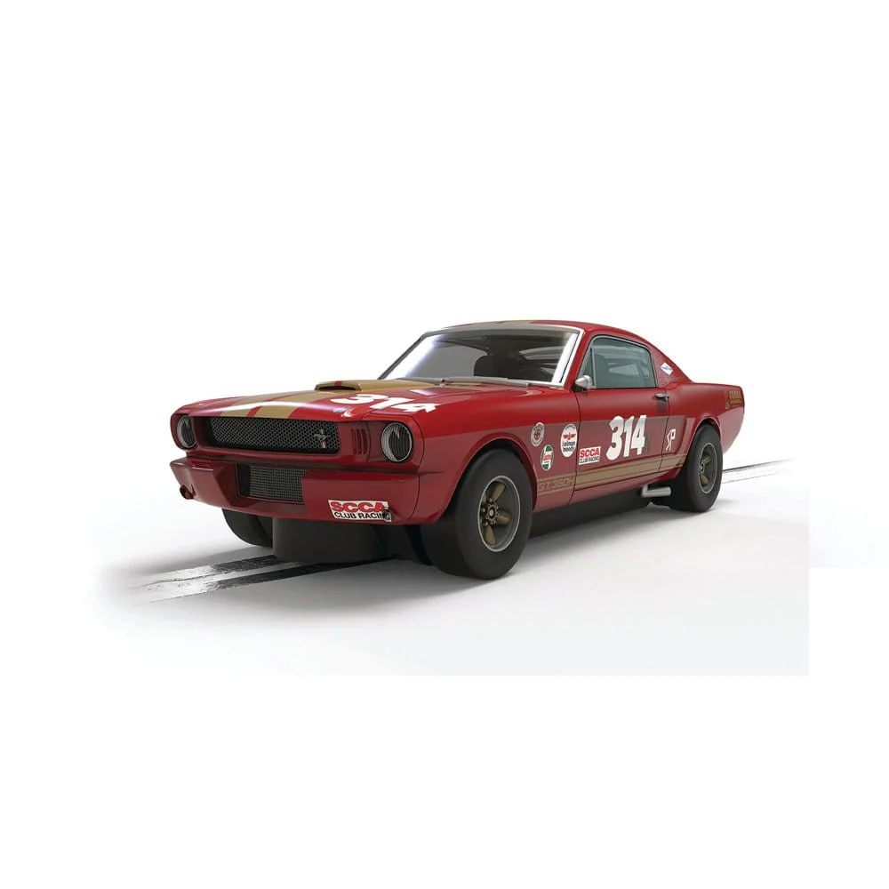 Scalextric Shelby GT350H - Red And Gold Slot Car [C4658]**
