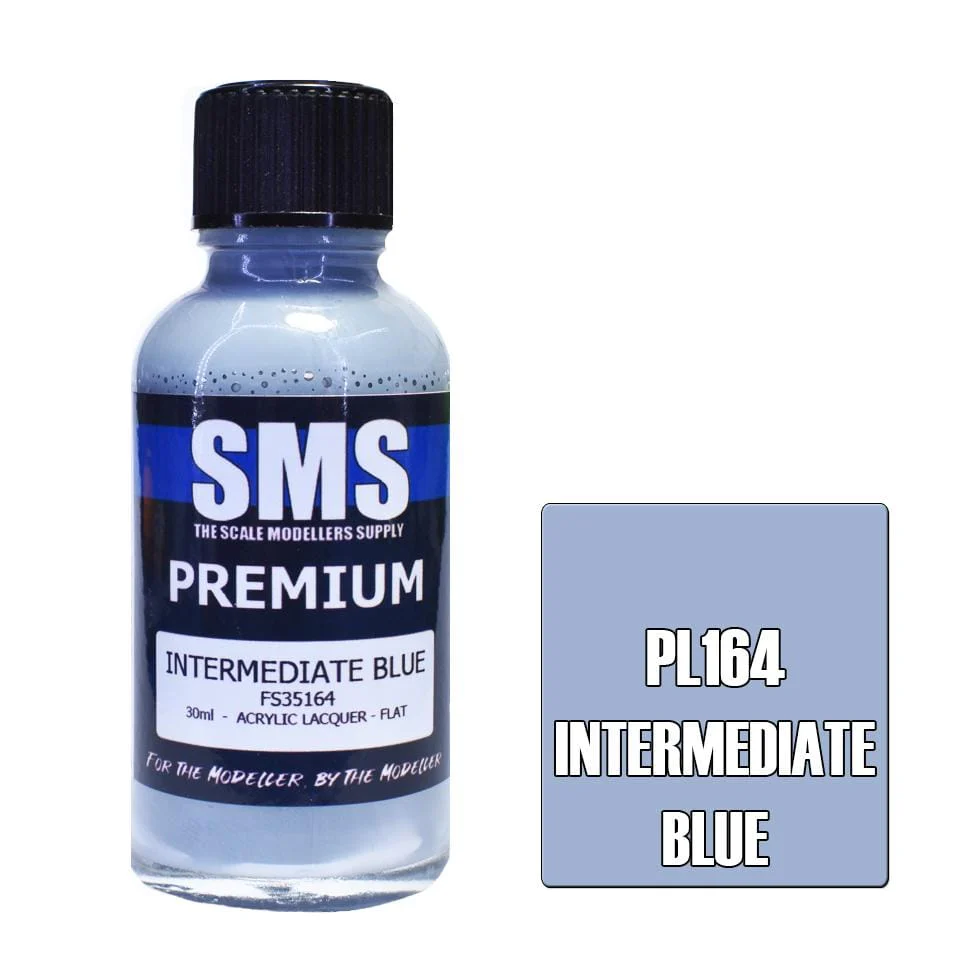SMS PL164 Premium Acrylic Lacquer Intermediate Blue 30ml