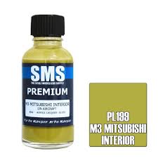 SMS PL199 Acrylic Lacquer M3 Mitsubishi Interior 30ml