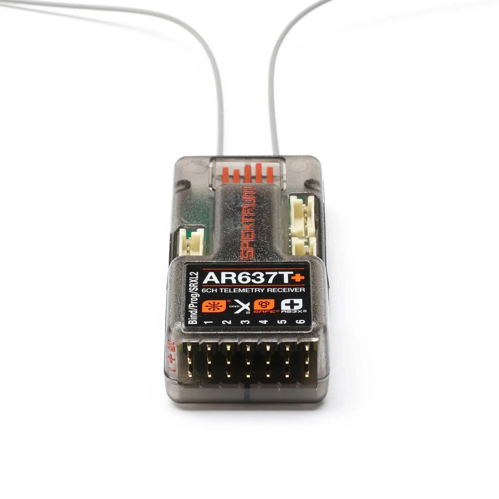 Spektrum AR637T+ 6ch Air Receiver with AS3X+, SAFE Technology and Telemetry [SPM-1032] - Image 3