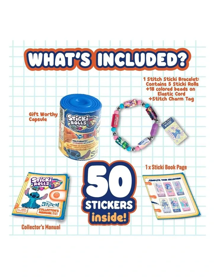 Sticki Rolls - STITCH Sticki Band Capsule - Assorted (1) - Image 2