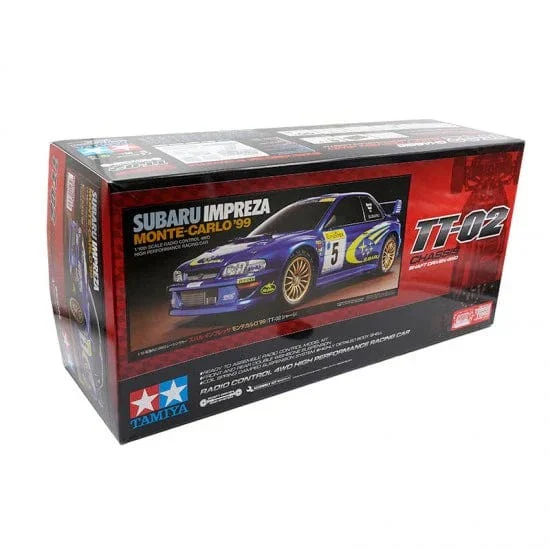 Tamiya 1/10 Subaru Impreza Monte-Carlo 99 TT-02 RC On Road Kit [58631] - Image 2