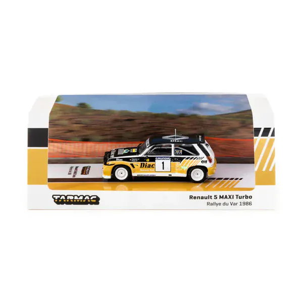 Tarmac 1/64 Renault 5 MAXI Turbo - Rallye du Var 1986 - Franois - Image 3