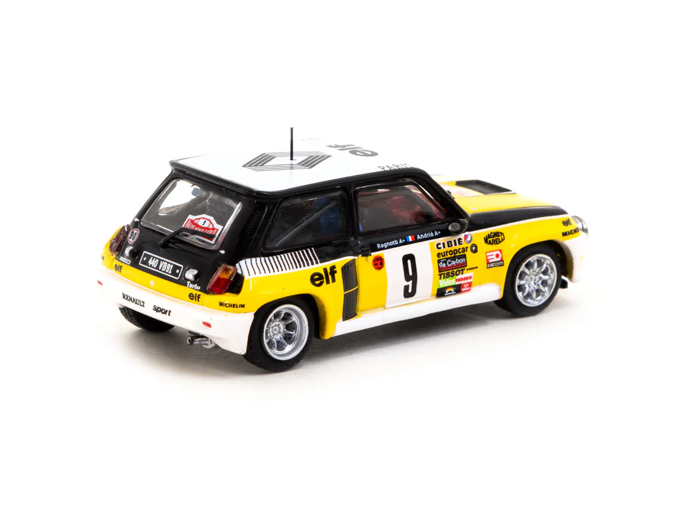 Tarmac 1/64 Renault 5 Turbo Monte Carlo Rally 1981 Winner - Jean - Image 2