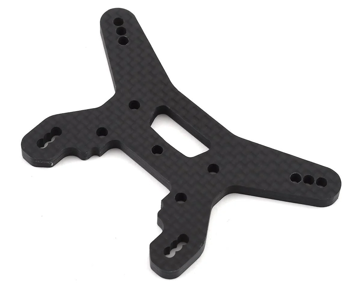 Team Associated 92266 RC10B74.1 Rear Shock Tower, 27.5mm, Carbon Fiber**
