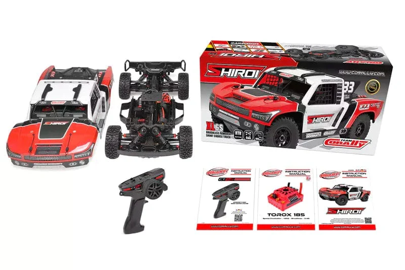 Team Corally 1/8 SHIROI XP 6S Brushless Short Couse Truck RTR - Red [C-00278-R] - Image 9