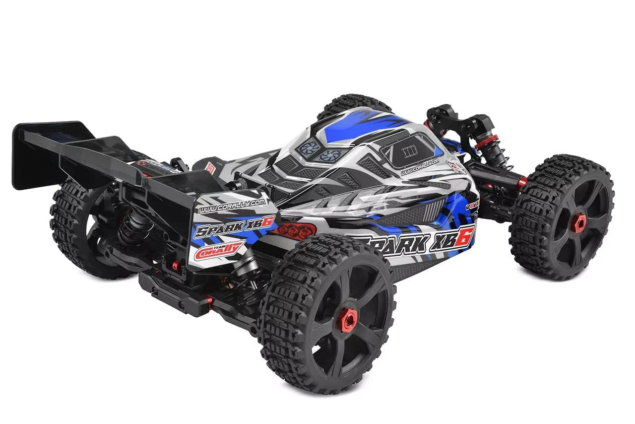 Team Corally 1/8 Spark XB-6 6S Brushless RC Buggy RTR - Blue [C-00285-B] - Image 3