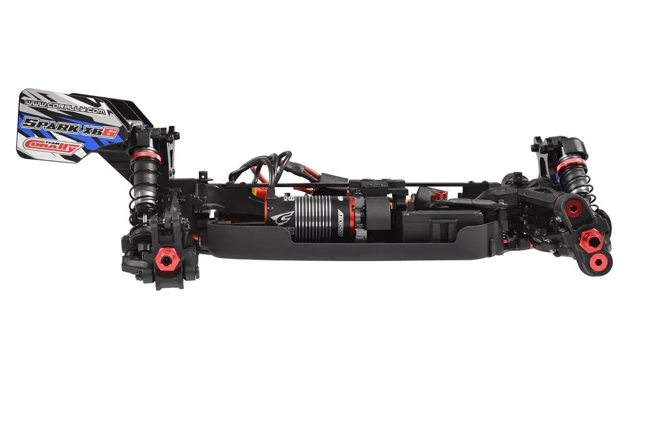 Team Corally 1/8 Spark XB-6 6S Brushless RC Buggy RTR - Blue [C-00285-B] - Image 4