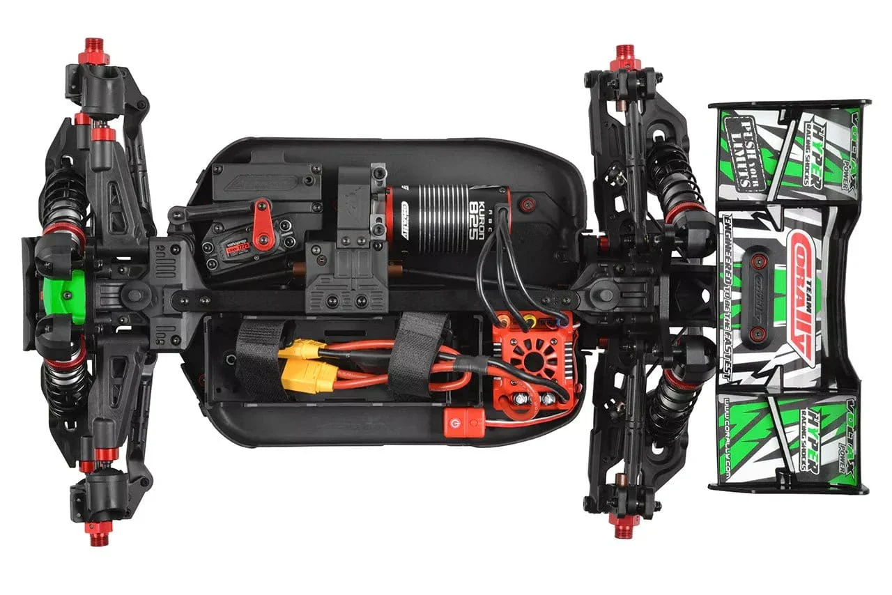 Team Corally 1/8 Spark XB-6 6S Brushless RC Buggy RTR - Green [C-00285-G] - Image 9
